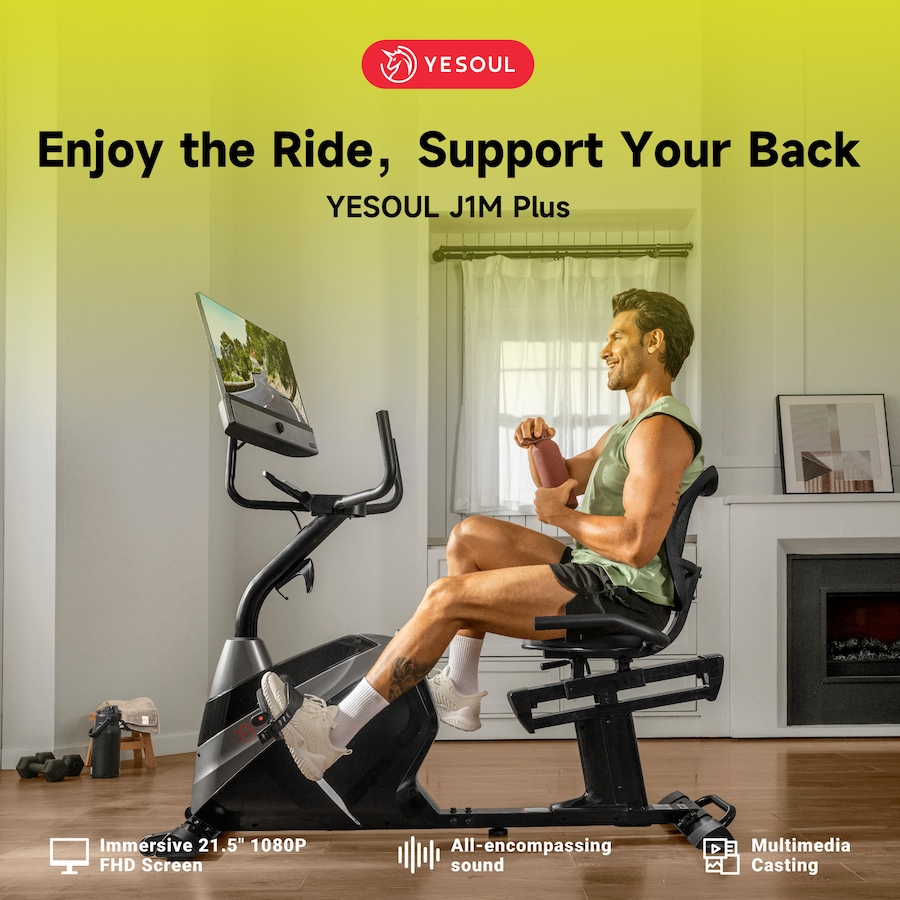 Image 728833_ALTMORE16.jpg, Product 728-833 / Price $899.00, Yesoul J1 Plus Recumbent Bike from Yesoul on TSC.ca's Health & Fitness department