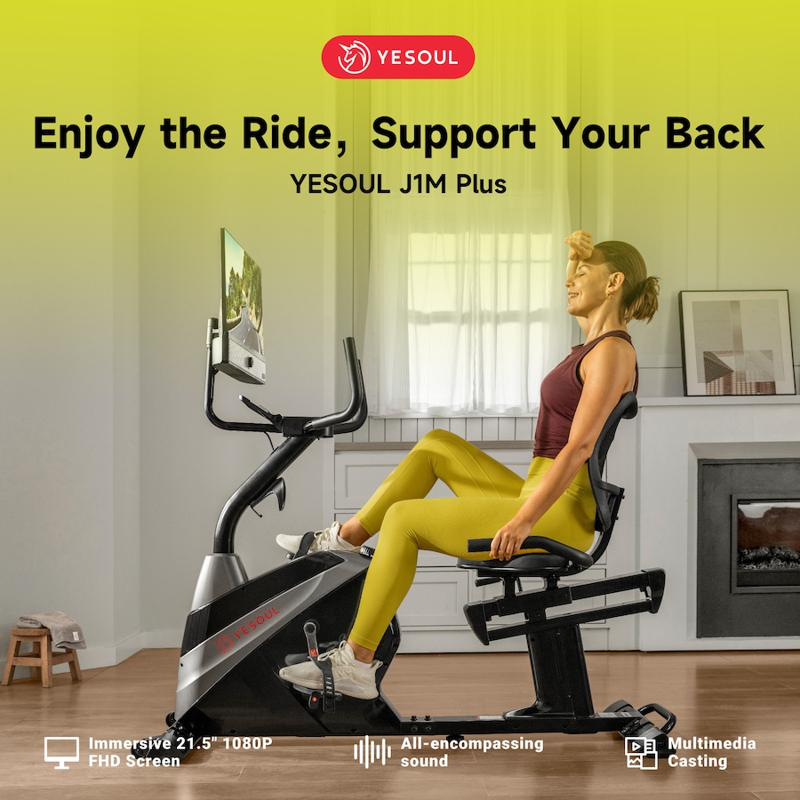 Image 728833_ALTMORE18.jpg, Product 728-833 / Price $899.00, Yesoul J1 Plus Recumbent Bike from Yesoul on TSC.ca's Health & Fitness department