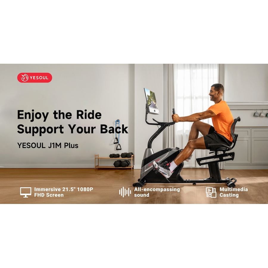 Image 728833_ALTMORE20.jpg, Product 728-833 / Price $899.00, Yesoul J1 Plus Recumbent Bike from Yesoul on TSC.ca's Health & Fitness department