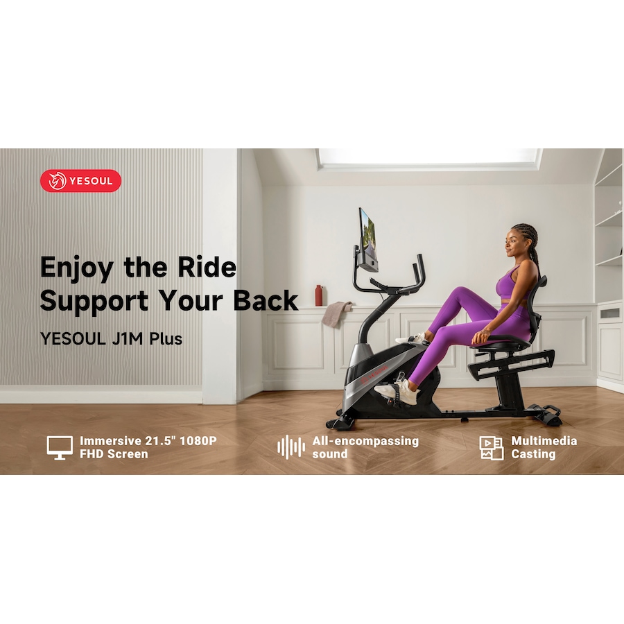 Image 728833_ALTMORE22.jpg, Product 728-833 / Price $899.00, Yesoul J1 Plus Recumbent Bike from Yesoul on TSC.ca's Health & Fitness department