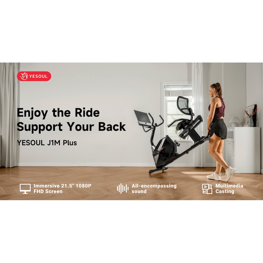 Image 728833_ALTMORE23.jpg, Product 728-833 / Price $899.00, Yesoul J1 Plus Recumbent Bike from Yesoul on TSC.ca's Health & Fitness department