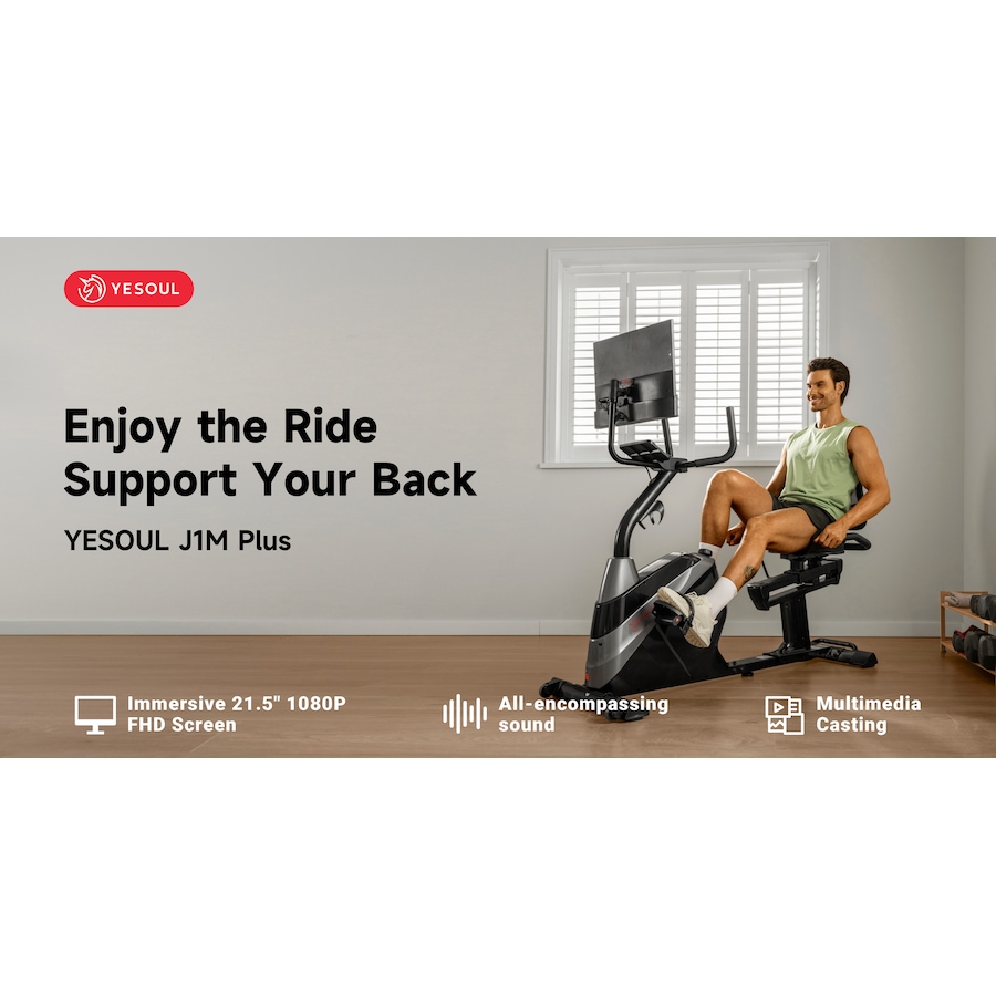 Image 728833_ALTMORE25.jpg, Product 728-833 / Price $899.00, Yesoul J1 Plus Recumbent Bike from Yesoul on TSC.ca's Health & Fitness department
