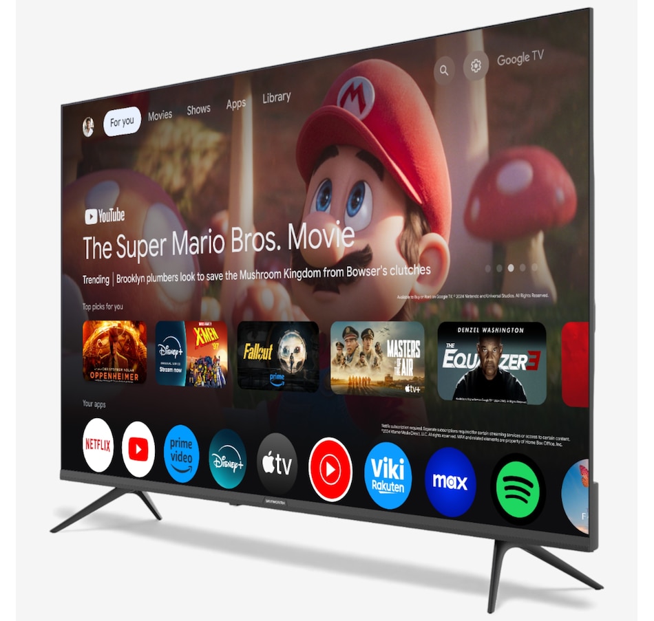 Image 728935_ALTMORE1.jpg, Product 728-935 / Price $659.99, Skyworth 60" 4K Ultra HD Google TV Ultra Slim from Skyworth on TSC.ca's Electronics department