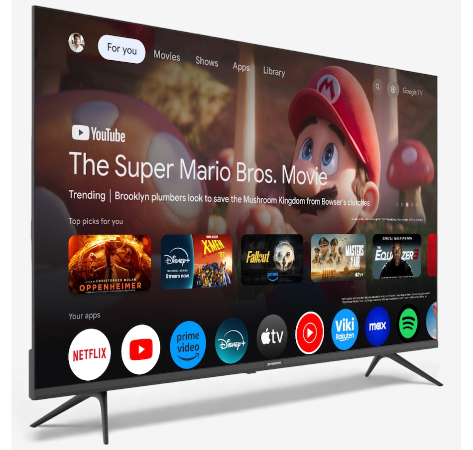 Image 728935_ALTMORE2.jpg, Product 728-935 / Price $659.99, Skyworth 60" 4K Ultra HD Google TV Ultra Slim from Skyworth on TSC.ca's Electronics department