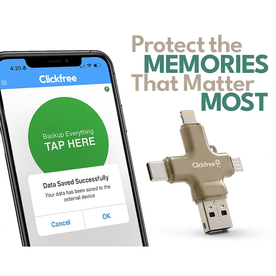 Image 728964_ALTMORE1.jpg, Product 728-964 / Price $169.99, Clickfree Pro 128 GB Universal Photo Storage Device from Clickfree on TSC.ca's Electronics department