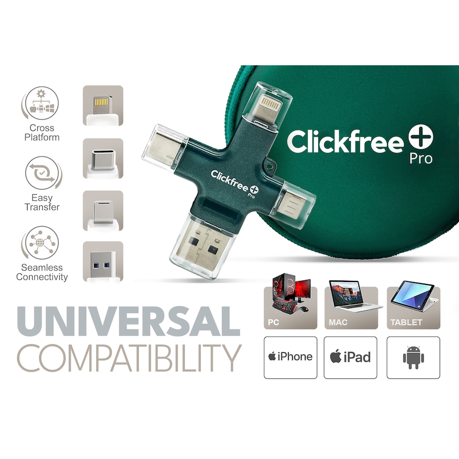 Image 728964_ALTMORE3.jpg, Product 728-964 / Price $169.99, Clickfree Pro 128 GB Universal Photo Storage Device from Clickfree on TSC.ca's Electronics department