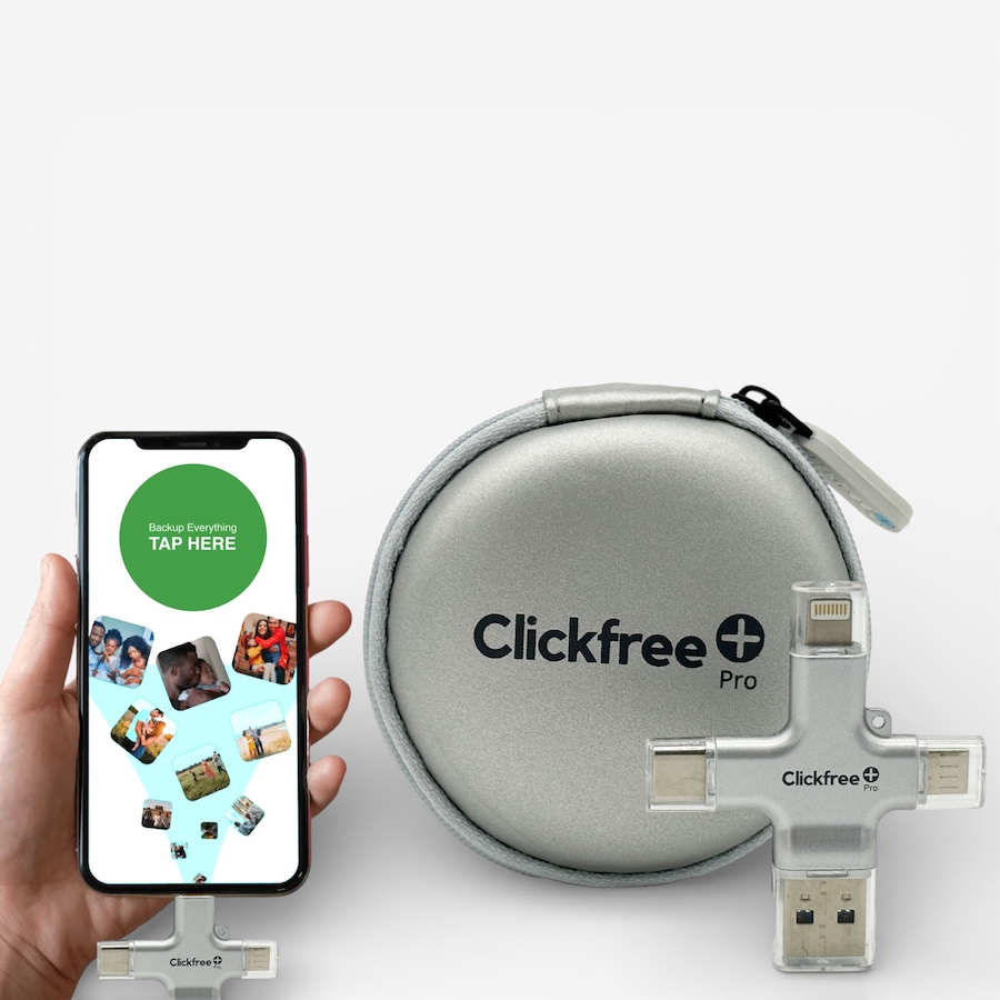 Image 728964_SIL.jpg, Product 728-964 / Price $169.99, Clickfree Pro 128 GB Universal Photo Storage Device from Clickfree on TSC.ca's Electronics department