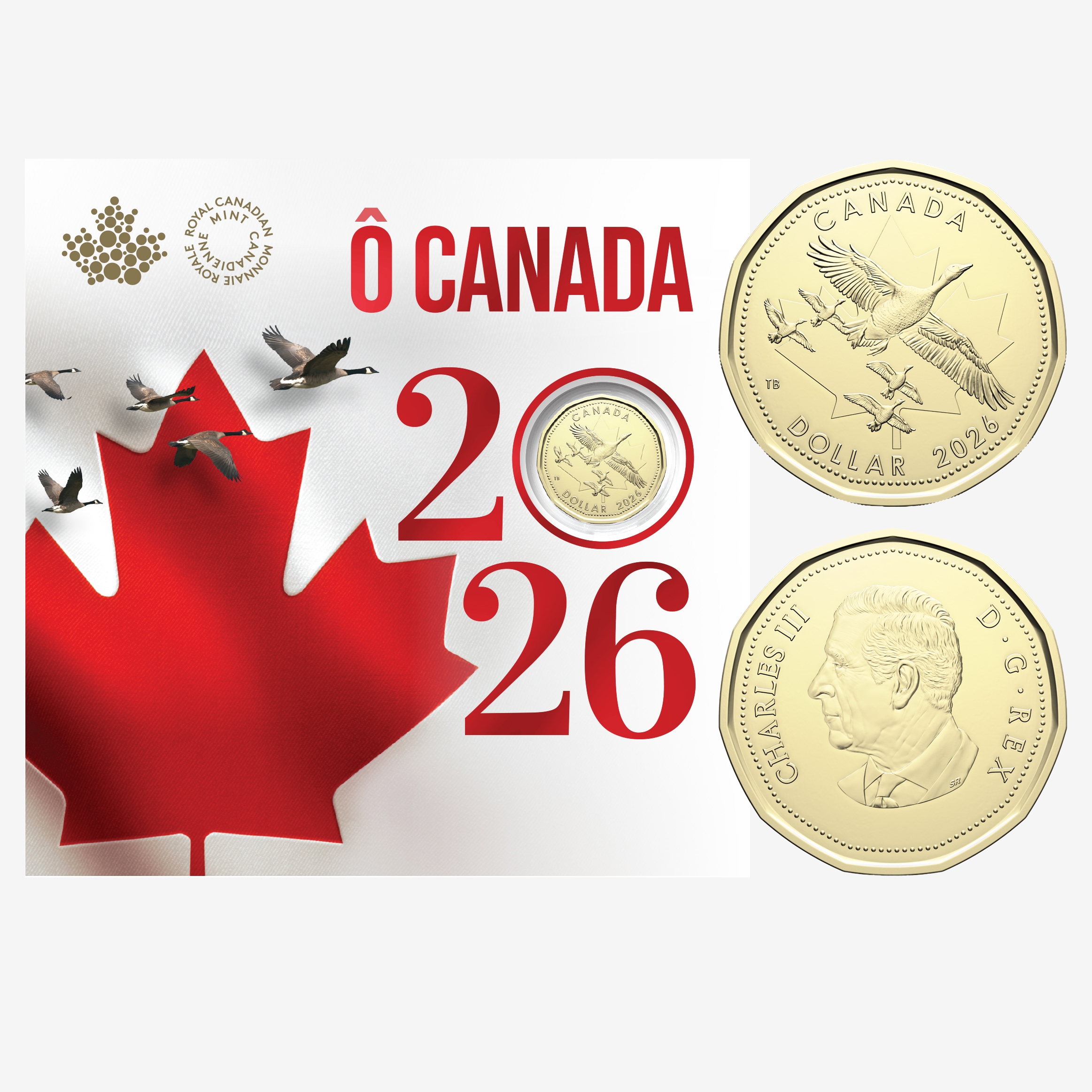2026 O Canada Numismatic Uncirculated Gift Set - Five Coins