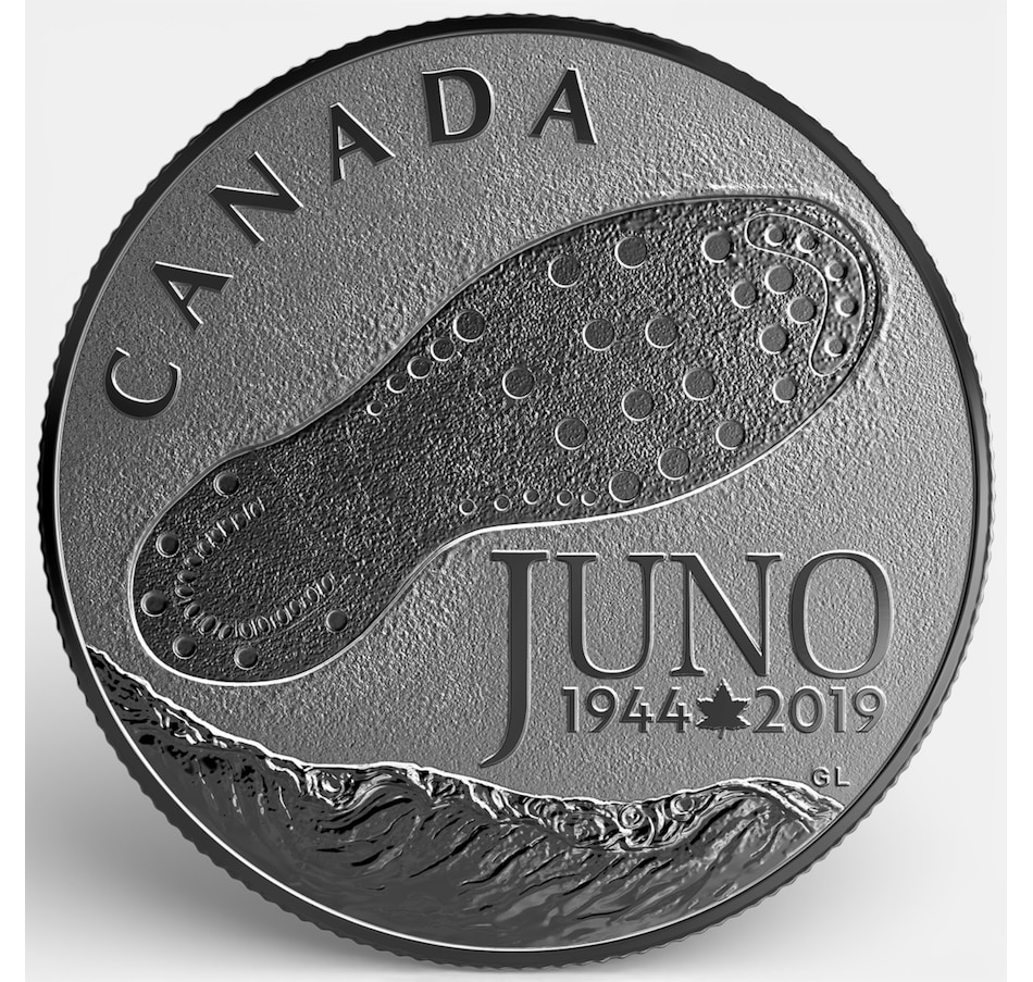 Image 728988_ALTMORE1.jpg, Product 728-988 / Price $59.95, 2019 $3 Fine Silver Coin 75th Anniversary of the Normandy Campaign from Royal Canadian Mint (RCM) on TSC.ca's Coins department