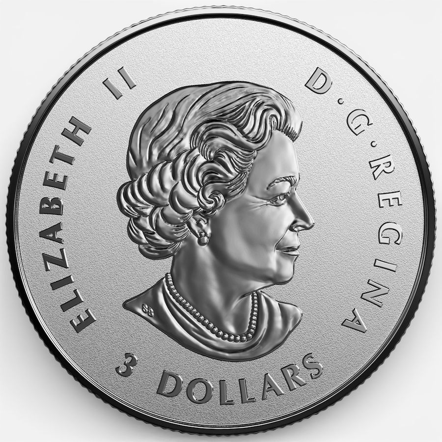 Image 728988_ALTMORE2.jpg, Product 728-988 / Price $59.95, 2019 $3 Fine Silver Coin 75th Anniversary of the Normandy Campaign from Royal Canadian Mint (RCM) on TSC.ca's Coins department