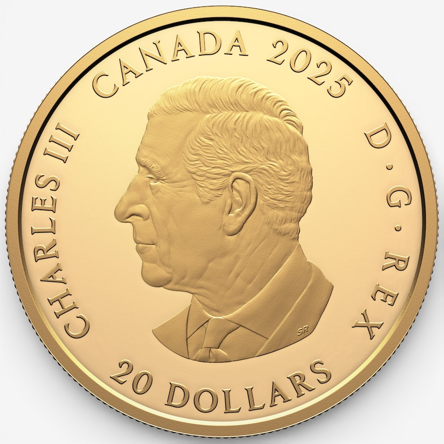 Image 728992_ALTMORE2.jpg, Product 728-992 / Price $289.95, 2025 $20 Gold Gilded Fine Silver 3D Sundial Coin from Royal Canadian Mint (RCM) on TSC.ca's Coins department