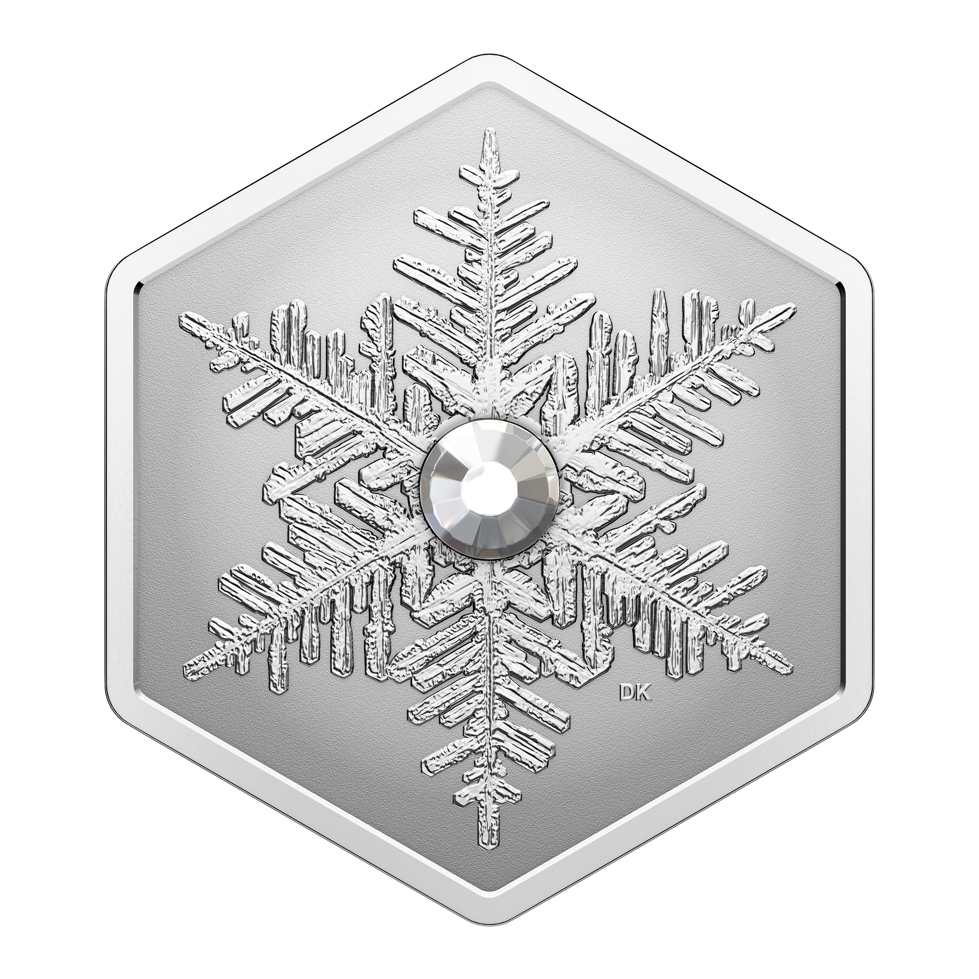 2023 $20 Hexagon Crystal Snowflake - TSC.ca