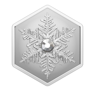 2023 $20 Hexagon Crystal Snowflake