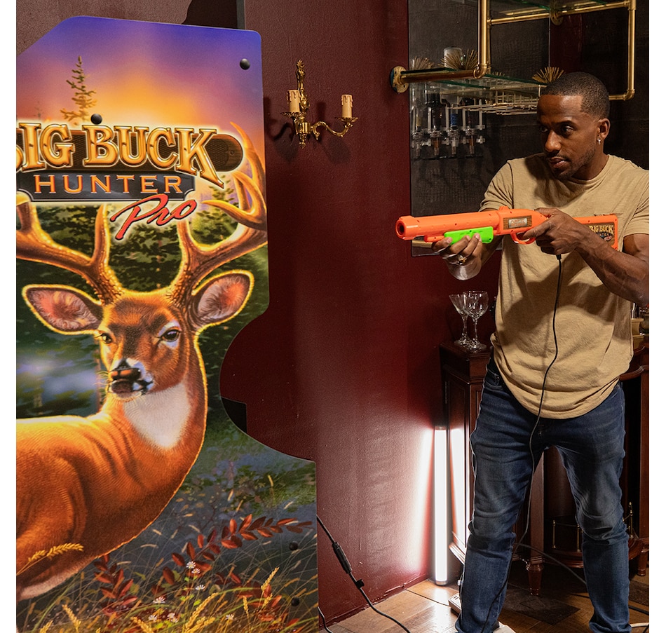 Image 729124_ALTMORE6.jpg, Product 729-124 / Price $799.99, Arcade1Up Big Buck Hunter Pro Deluxe Arcade Machine from Arcade1Up on TSC.ca's Electronics department