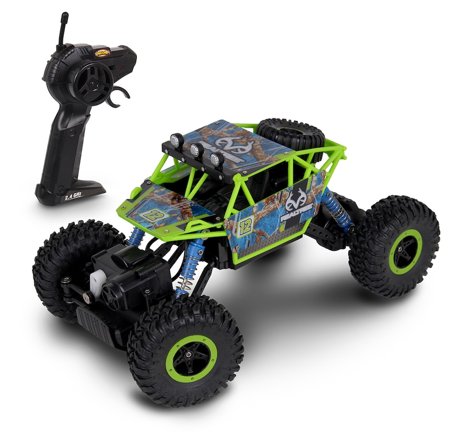 Image 729126.jpg, Product 729-126 / Price $54.99, NKOK 2.4GHz RealTree RC Rock Crawler (Edge Blue) 1:16 Scale from Nkok on TSC.ca's Toys & Hobbies department