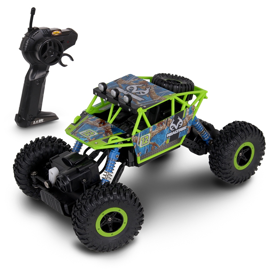Image 729126.jpg, Product 729-126 / Price $54.99, NKOK 2.4GHz RealTree RC Rock Crawler (Edge Blue) 1:16 Scale from Nkok on TSC.ca's Toys & Hobbies department