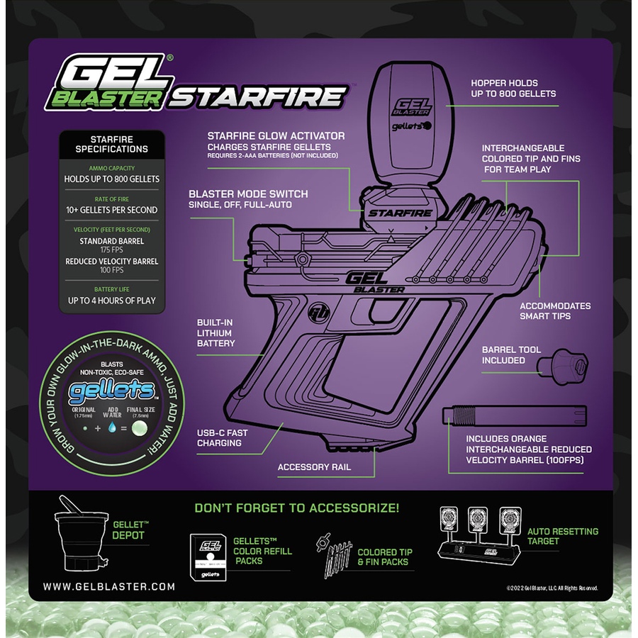 Image 729153_ALTMORE3.jpg, Product 729-153 / Price $99.99, Gel Blaster Starfire Blaster from Gel Blaster on TSC.ca's Toys & Hobbies department