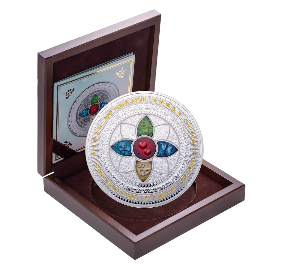 Image 729243.jpg, Product 729-243 / Price $2,288.88, 2015 Elements and Characteristics of the Human Soul 1/2 Kilo Niue Fine Silver Coin from Canadian Coin & Currency on TSC.ca's Coins department