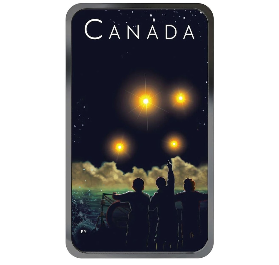 Image 729256_ALTMORE1.jpg, Product 729-256 / Price $299.95, 2019 $20 Fine Silver Coin Canada’s Unexplained Phenomena: The Shag Harbour Incident from Royal Canadian Mint (RCM) on TSC.ca's Coins department