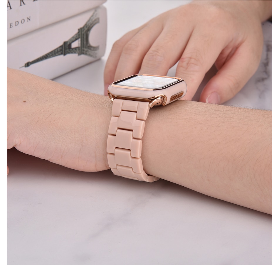 Image 729261_ALTMORE13.jpg, Product 729-261 / Price $34.99, Worryfree Gadgets Resin Band with Bumper Case for Apple Watch (40 mm and 44 mm) from WFG on TSC.ca's Electronics department