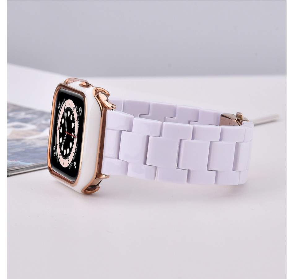 Image 729261_ALTMORE17.jpg, Product 729-261 / Price $34.99, Worryfree Gadgets Resin Band with Bumper Case for Apple Watch (40 mm and 44 mm) from WFG on TSC.ca's Electronics department