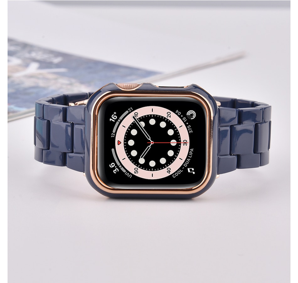 Image 729261_ALTMORE2.jpg, Product 729-261 / Price $34.99, Worryfree Gadgets Resin Band with Bumper Case for Apple Watch (40 mm and 44 mm) from WFG on TSC.ca's Electronics department