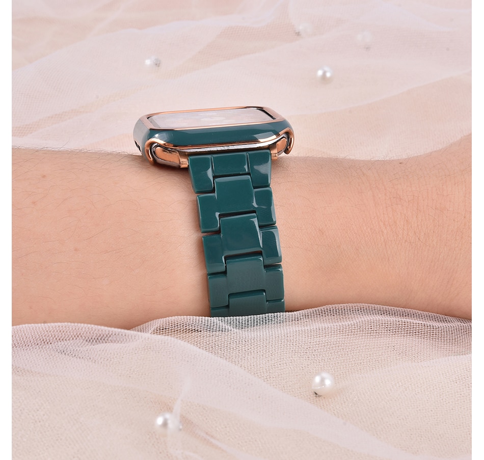 Image 729261_ALTMORE9.jpg, Product 729-261 / Price $34.99, Worryfree Gadgets Resin Band with Bumper Case for Apple Watch (40 mm and 44 mm) from WFG on TSC.ca's Electronics department