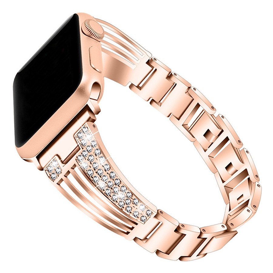 Image 729266.jpg, Product 729-266 / Price $26.99, Worryfree Gadgets Dressy Fan Design Metal Band for Apple Watch with Easy, Adjustable Links from WFG on TSC.ca's Electronics department