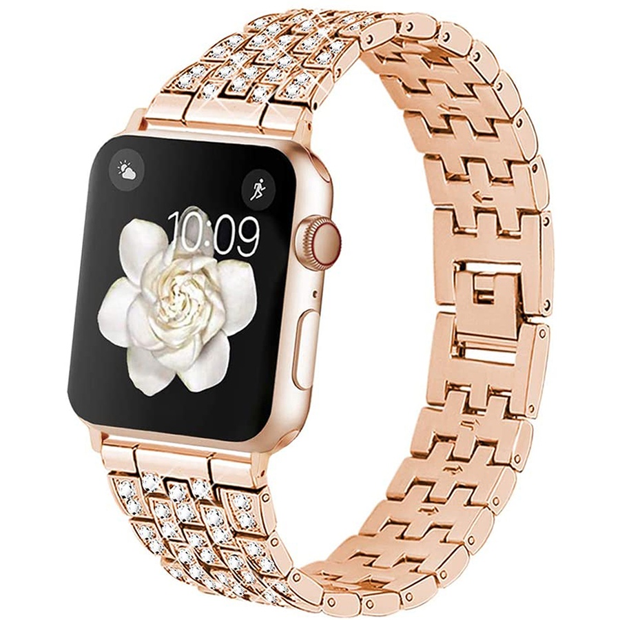 Image 729274_ALTMORE1.jpg, Product 729-274 / Price $39.99, Worryfree Gadgets Diamond Blocks Bling Metal Band for Apple Watch from WFG on TSC.ca's Electronics department