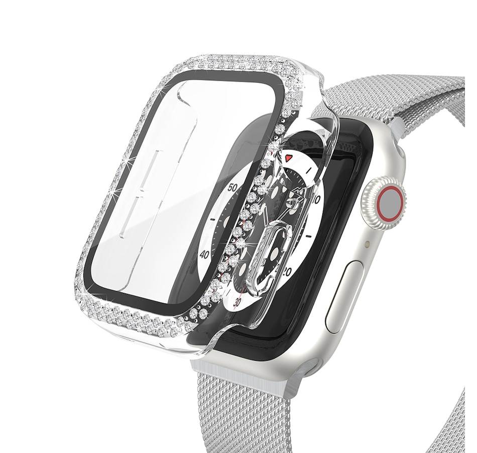 Image 729281_ALTMORE13.jpg, Product 729-281 / Price $15.00, Worryfree Gadgets Bling Bumper Case with Screen Protector for Apple Watch from WFG on TSC.ca's Electronics department