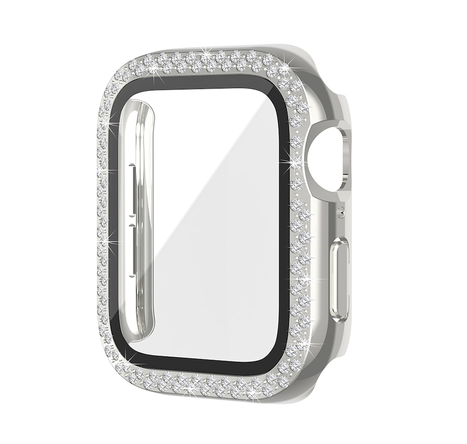 Image 729281_SIL.jpg, Product 729-281 / Price $15.00, Worryfree Gadgets Bling Bumper Case with Screen Protector for Apple Watch from WFG on TSC.ca's Electronics department