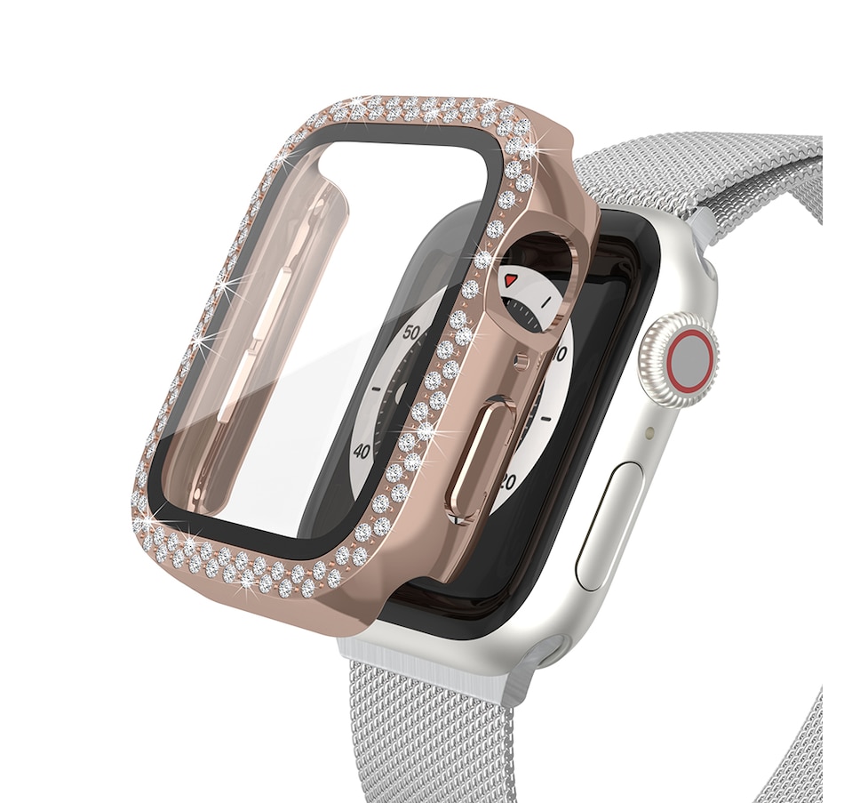 Image 729283_ALTMORE4.jpg, Product 729-283 / Price $15.00, Worryfree Gadgets Bling Bumper Case with Screen Protector for Apple Watch from WFG on TSC.ca's Electronics department