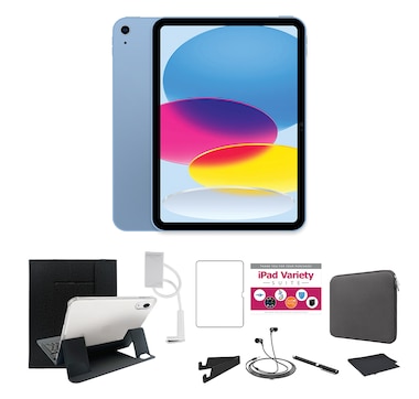 Apple iPad 10.9" (10th gen) 64 GB or 256 GB Tablet Bundle