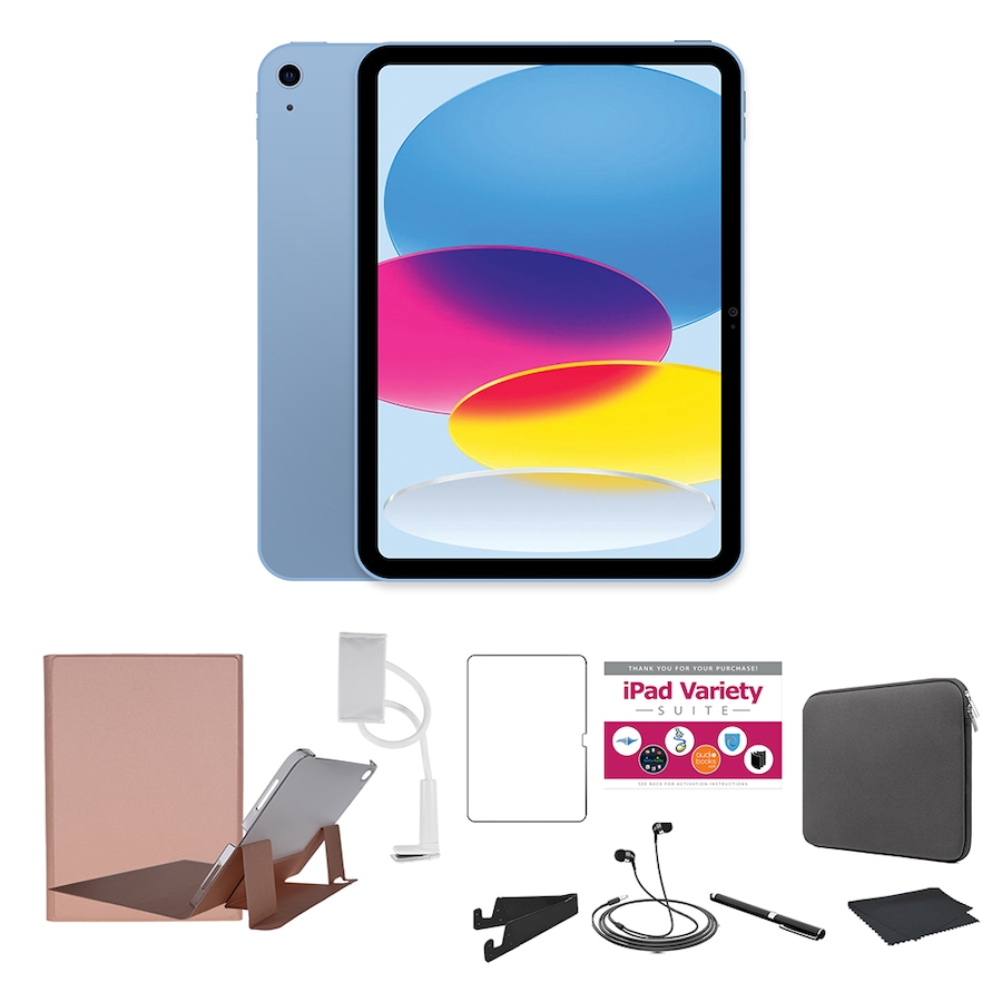 Image 729311_BLRGD.jpg, Product 729-311 / Price $1,044.92 - $1,244.92, Apple iPad 10.9" (10th gen) 64 GB or 256 GB Tablet Bundle from Apple on TSC.ca's Electronics department