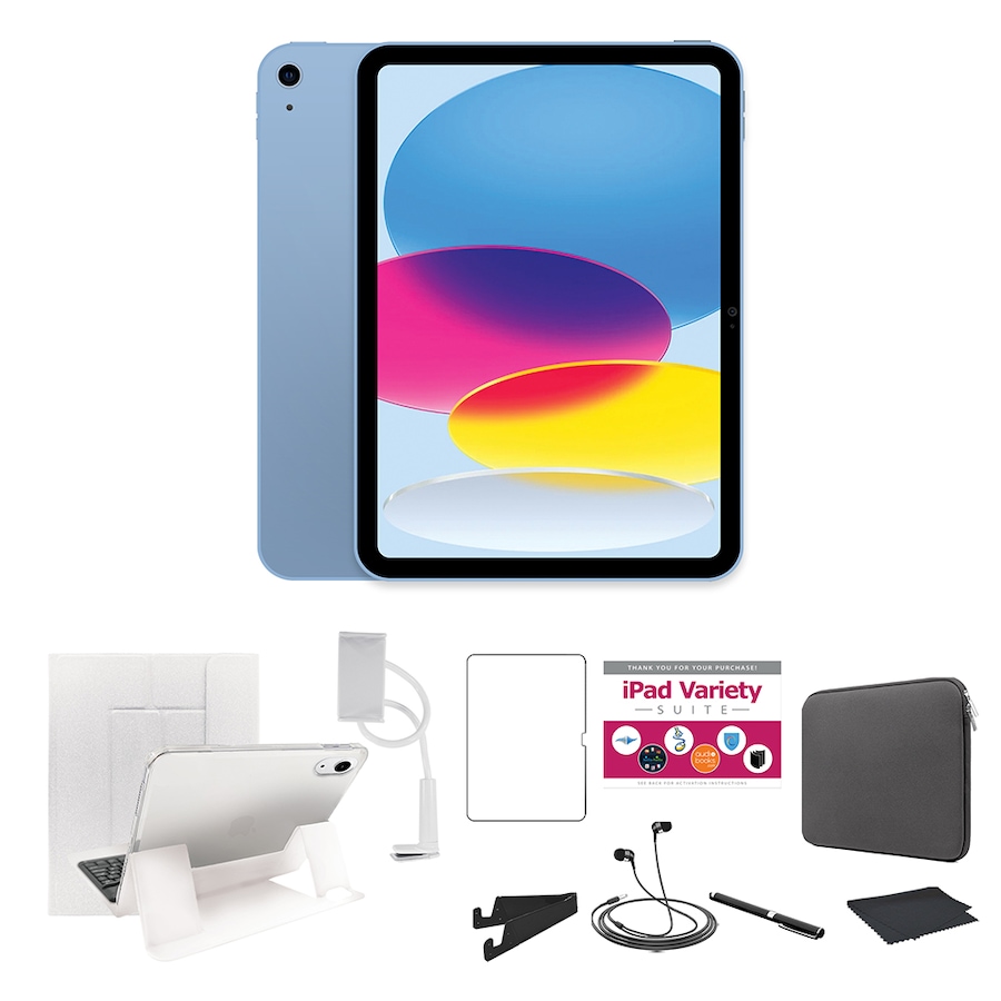 Image 729311_BLW.jpg, Product 729-311 / Price $1,044.92 - $1,244.92, Apple iPad 10.9" (10th gen) 64 GB or 256 GB Tablet Bundle from Apple on TSC.ca's Electronics department