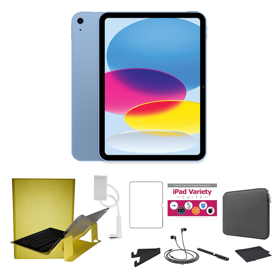 Image 729311_BLYE.jpg, Product 729-311 / Price $1,044.92 - $1,244.92, Apple iPad 10.9" (10th gen) 64 GB or 256 GB Tablet Bundle from Apple on TSC.ca's Electronics department