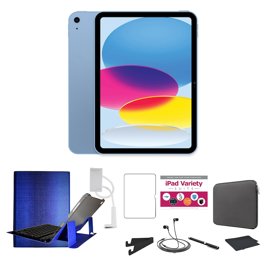 Image 729311_BWB.jpg, Product 729-311 / Price $1,044.92 - $1,244.92, Apple iPad 10.9" (10th gen) 64 GB or 256 GB Tablet Bundle from Apple on TSC.ca's Electronics department
