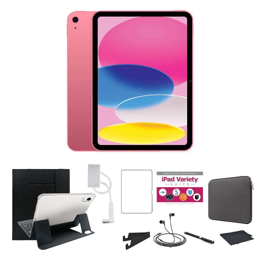 Image 729311_PBC.jpg, Product 729-311 / Price $1,044.92 - $1,244.92, Apple iPad 10.9" (10th gen) 64 GB or 256 GB Tablet Bundle from Apple on TSC.ca's Electronics department