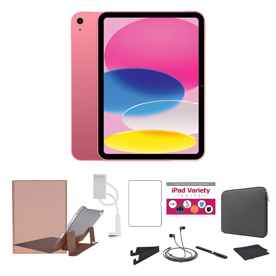 Image 729311_PKRSG.jpg, Product 729-311 / Price $1,044.92 - $1,244.92, Apple iPad 10.9" (10th gen) 64 GB or 256 GB Tablet Bundle from Apple on TSC.ca's Electronics department