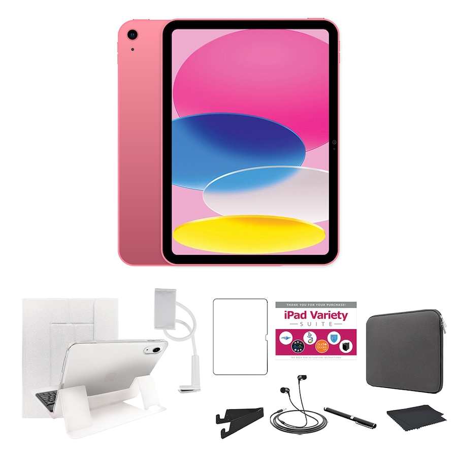 Image 729311_PWH.jpg, Product 729-311 / Price $1,044.92 - $1,244.92, Apple iPad 10.9" (10th gen) 64 GB or 256 GB Tablet Bundle from Apple on TSC.ca's Electronics department