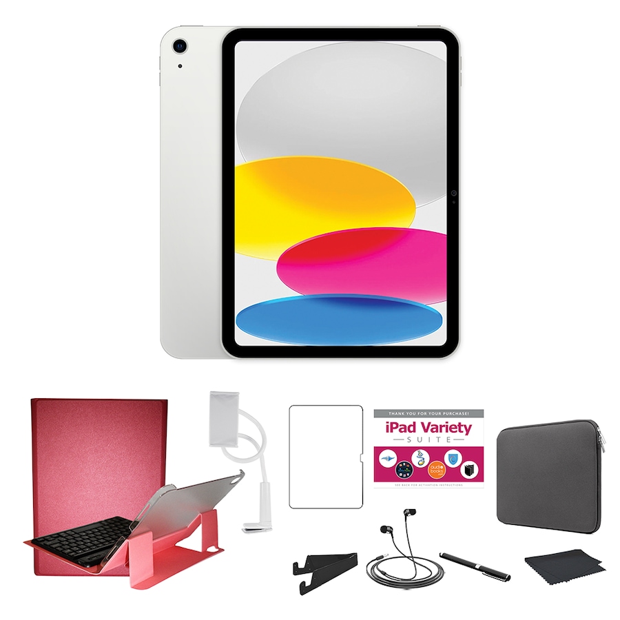 Image 729311_SILMG.jpg, Product 729-311 / Price $1,044.92 - $1,244.92, Apple iPad 10.9" (10th gen) 64 GB or 256 GB Tablet Bundle from Apple on TSC.ca's Electronics department