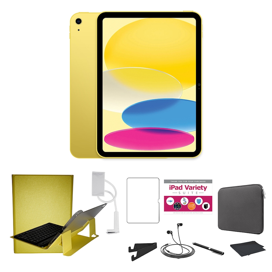 Image 729311_YEYE.jpg, Product 729-311 / Price $1,044.92 - $1,244.92, Apple iPad 10.9" (10th gen) 64 GB or 256 GB Tablet Bundle from Apple on TSC.ca's Electronics department