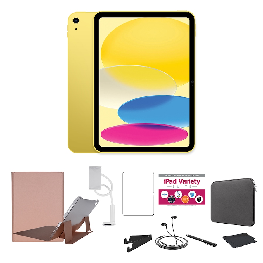 Image 729311_YRSG.jpg, Product 729-311 / Price $1,044.92 - $1,244.92, Apple iPad 10.9" (10th gen) 64 GB or 256 GB Tablet Bundle from Apple on TSC.ca's Electronics department