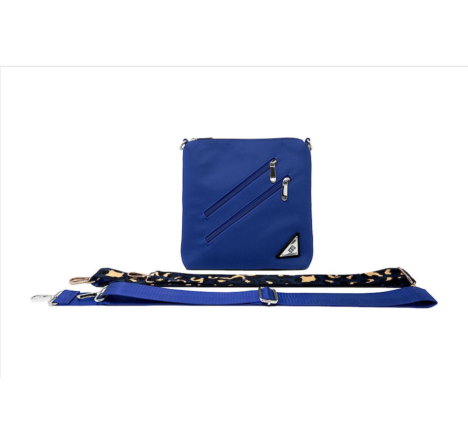 Image 729340_BLU.jpg, Product 729-340 / Price $89.99, Save the Girls Zoe Crossbody RFID Bag with Extra Strap from Save the Girls on TSC.ca's Fashion department