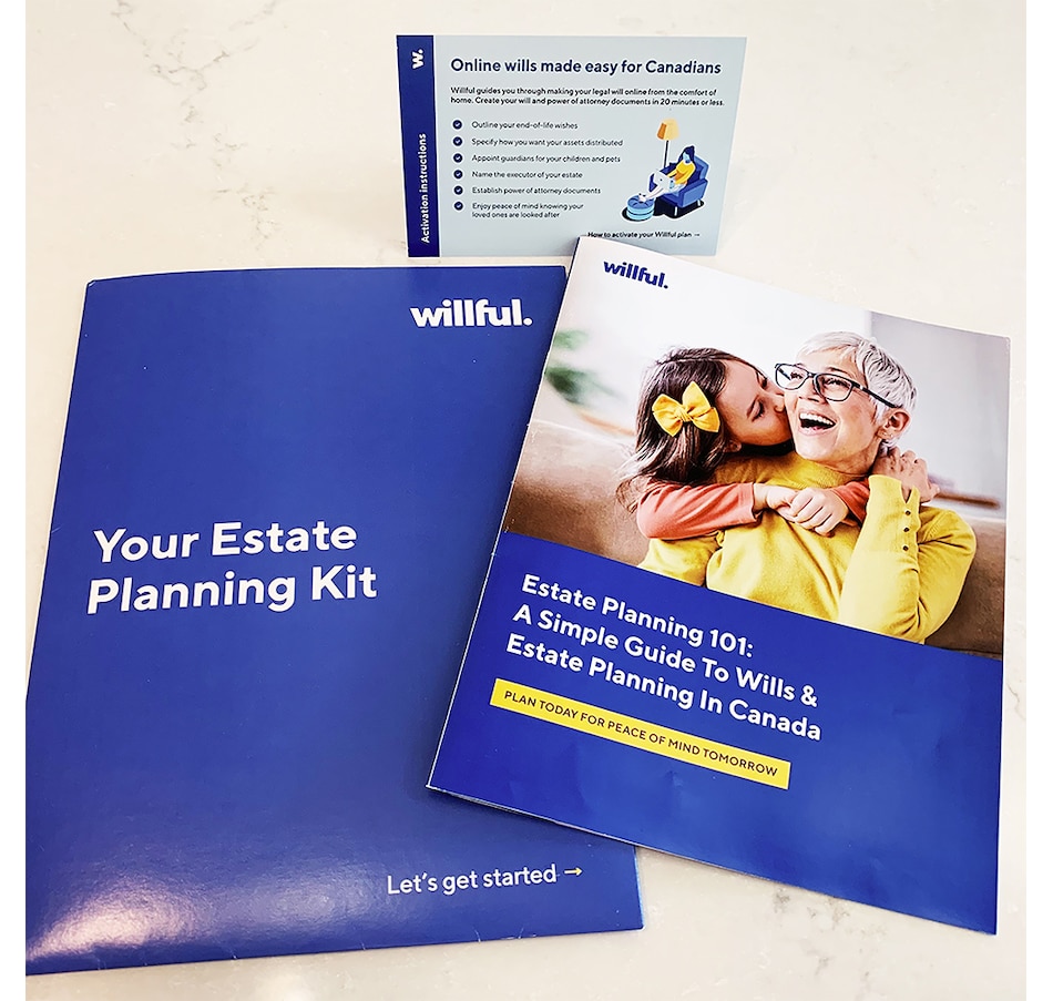 Image 729348_ALTMORE1.jpg, Product 729-348 / Price $289.99, Willful Premium Plan - Will and Power of Attorney Documents (single pack) from Willful on TSC.ca's Electronics department