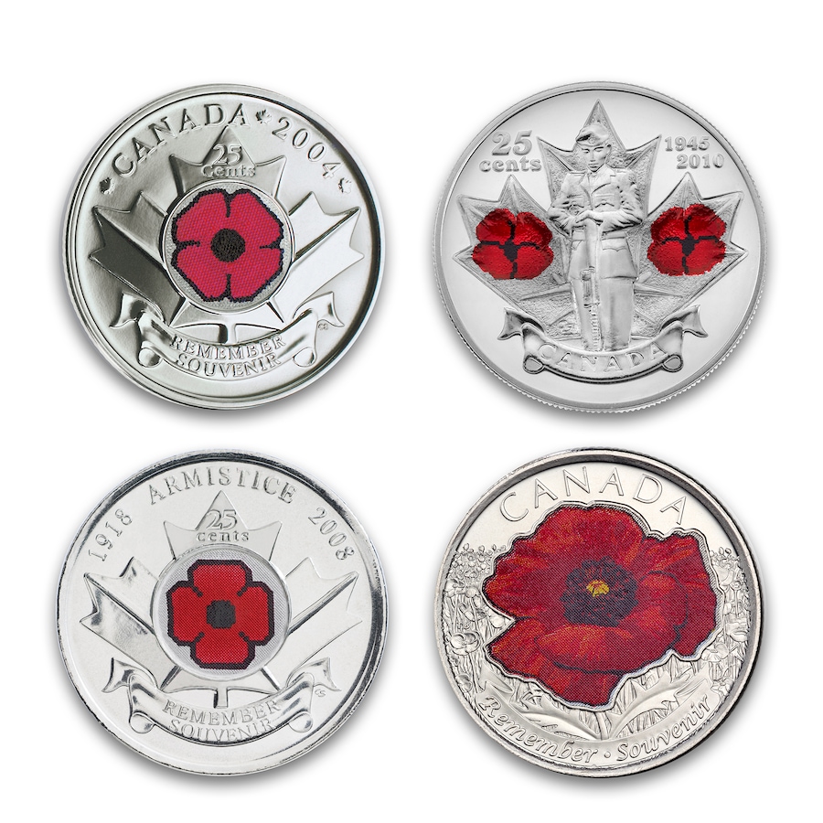 Image 729357_ALTMORE3.jpg, Product 729-357 / Price $219.95, 2023 $20 Remembrance Day Fine Silver Coin plus TSC-Exclusive Four-Coin Bonus from Royal Canadian Mint (RCM) on TSC.ca's Coins department