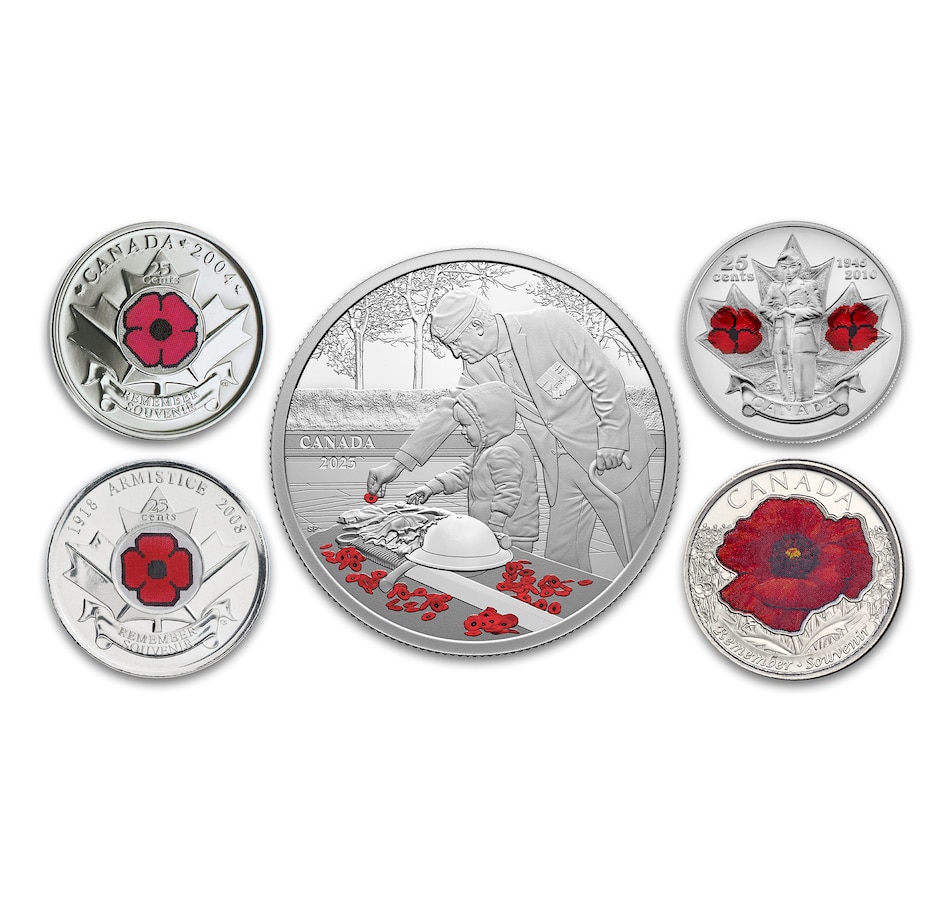 Image 729357_ALTMORE4.jpg, Product 729-357 / Price $114.95, 2023 $20 Remembrance Day Fine Silver Coin plus TSC-Exclusive Four-Coin Bonus from Royal Canadian Mint (RCM) on TSC.ca's Coins department
