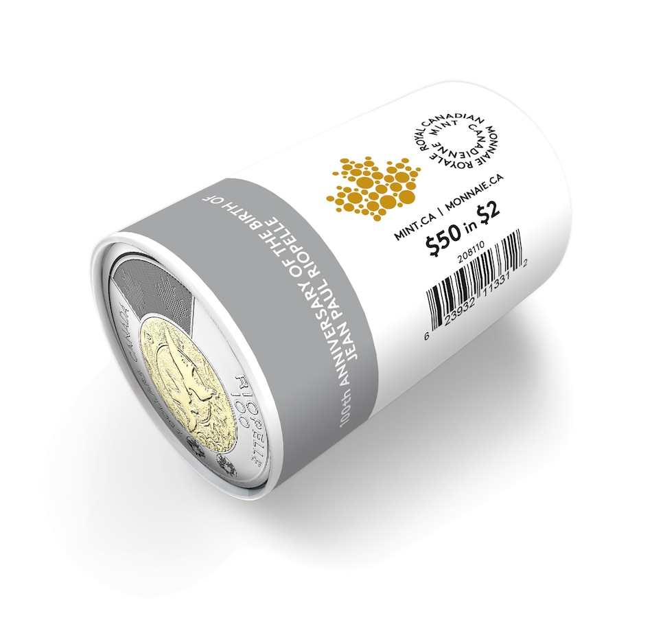 Image 729362_ALTMORE1.jpg, Product 729-362 / Price $79.95, 2023 $2 Special Wrap Roll - The Art of Jean Paul Riopelle Classic Version, 25 Coins per roll from Royal Canadian Mint (RCM) on TSC.ca's Coins department