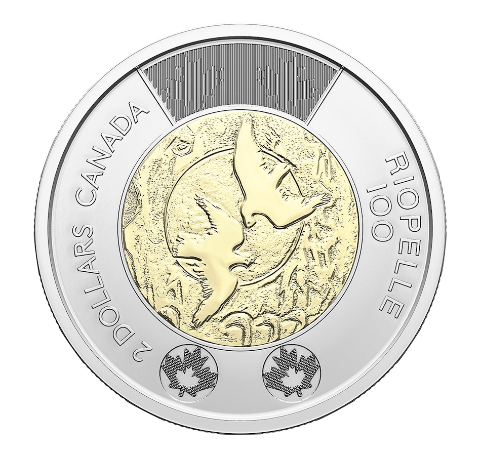 Image 729362_ALTMORE2.jpg, Product 729-362 / Price $79.95, 2023 $2 Special Wrap Roll - The Art of Jean Paul Riopelle Classic Version, 25 Coins per roll from Royal Canadian Mint (RCM) on TSC.ca's Coins department