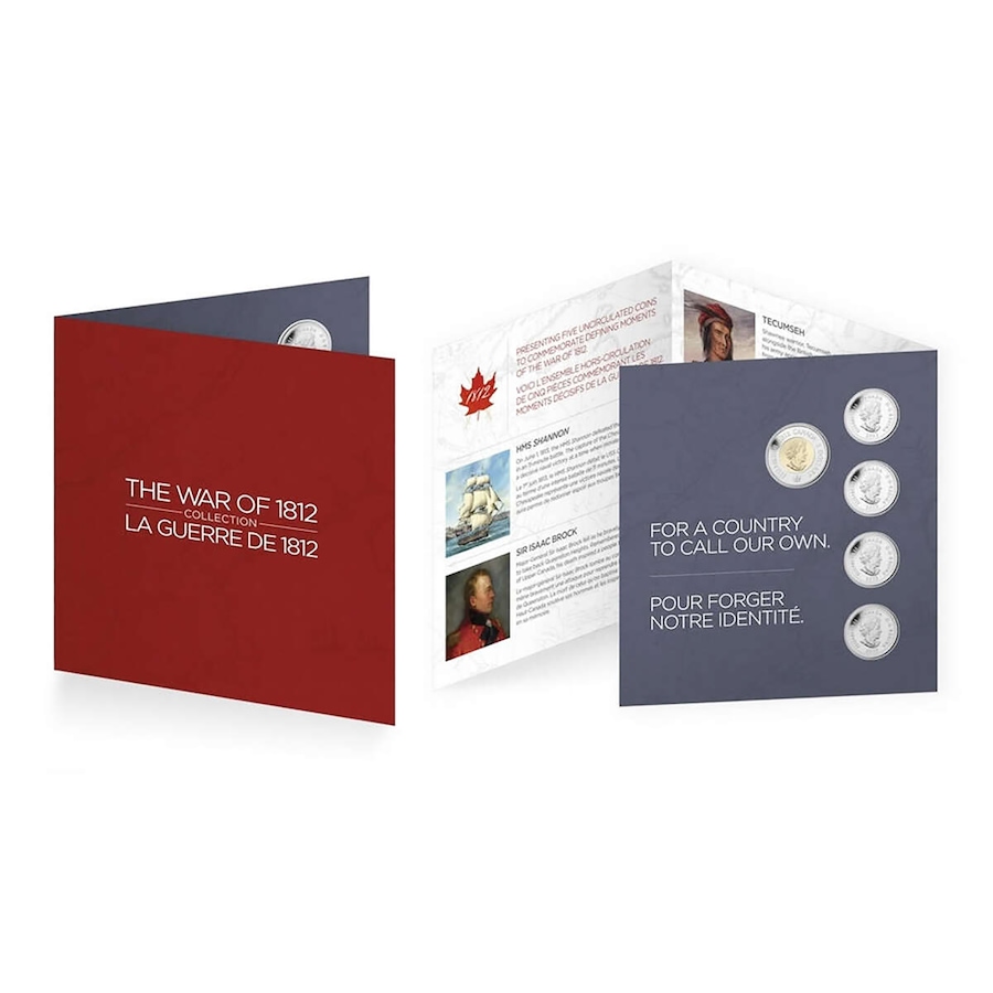 Image 729364_ALTMORE5.jpg, Product 729-364 / Price $49.95, $4 2013 Charles de Salaberry Heroes of the War of 1812 Fine Silver Coin plus Bonus Regular and Coloured 25-Cent Coins from Royal Canadian Mint (RCM) on TSC.ca's Coins department
